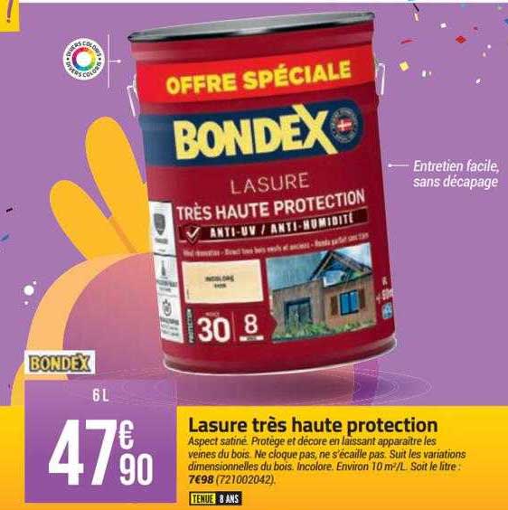 Lasure Très Haute Protection Bondex