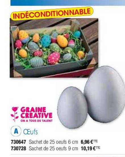 œufs graine créative