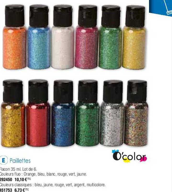 paillettes o'color