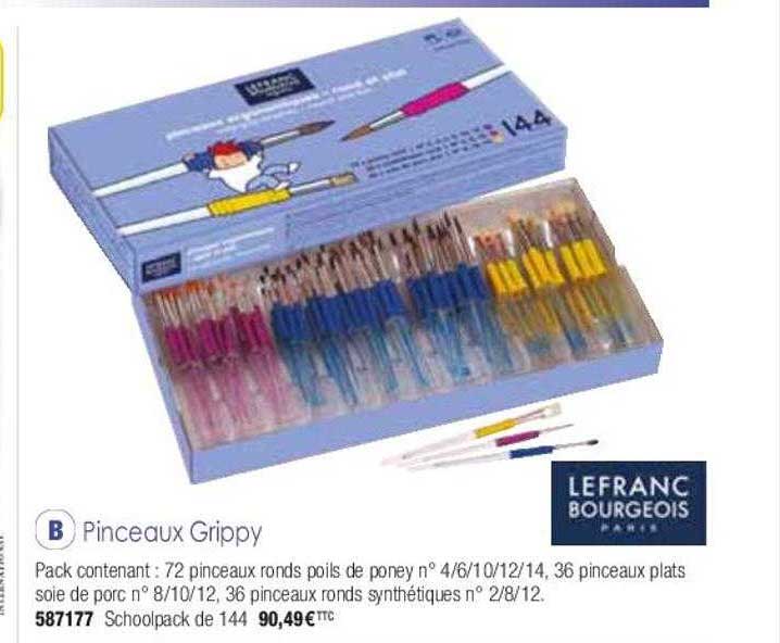 pinceaux grippy lefranc bourgeois
