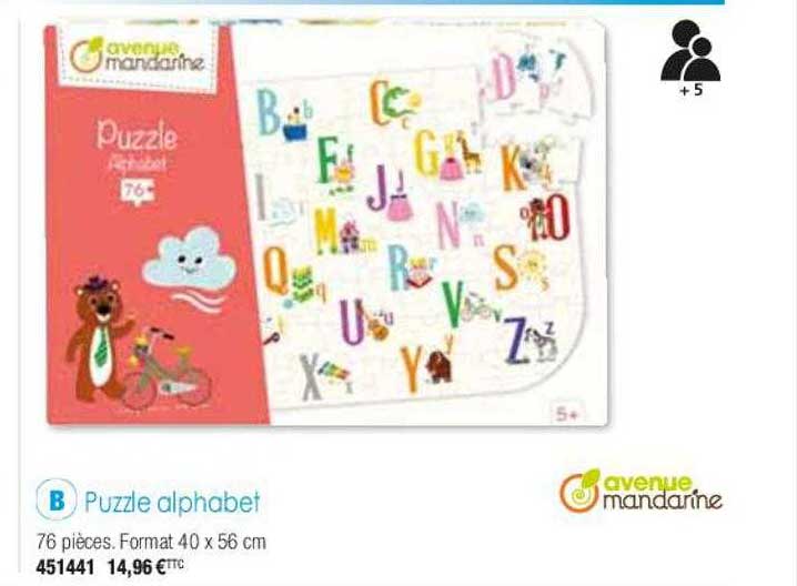 puzzle alphabet avenue mandarine