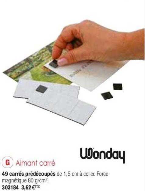 Aimant Carré Wonday