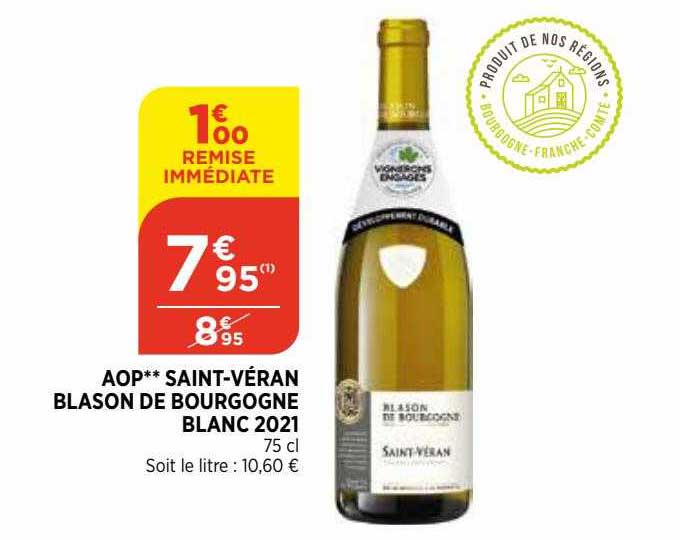 Aop Saint-véran Blason De Bourgogne Blanc 2021