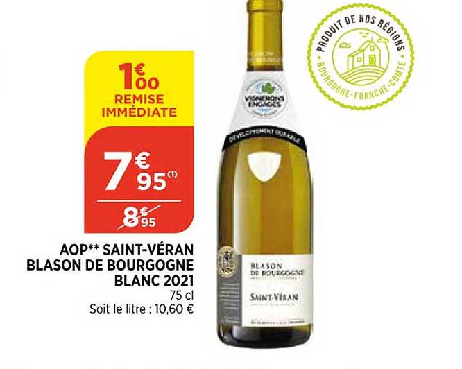 aop saint-véran blason de bourgogne blanc 2021