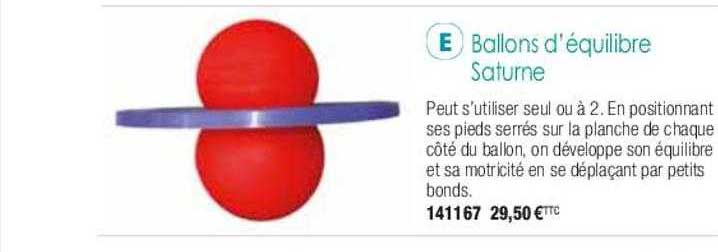 ballons d'équilibre saturne