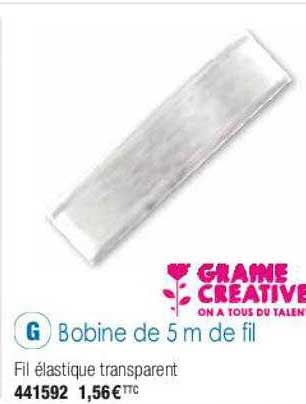 bobine de 5 m de fil graine créative