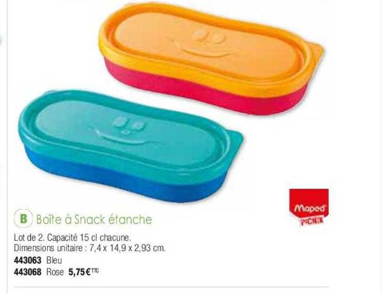 Boîte à Snack étanche Maped