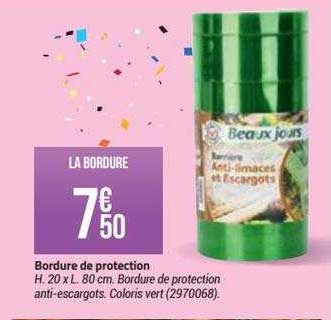 bordure de protection beaux jours