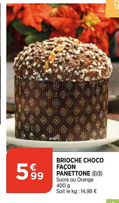 brioche choco façon panettone