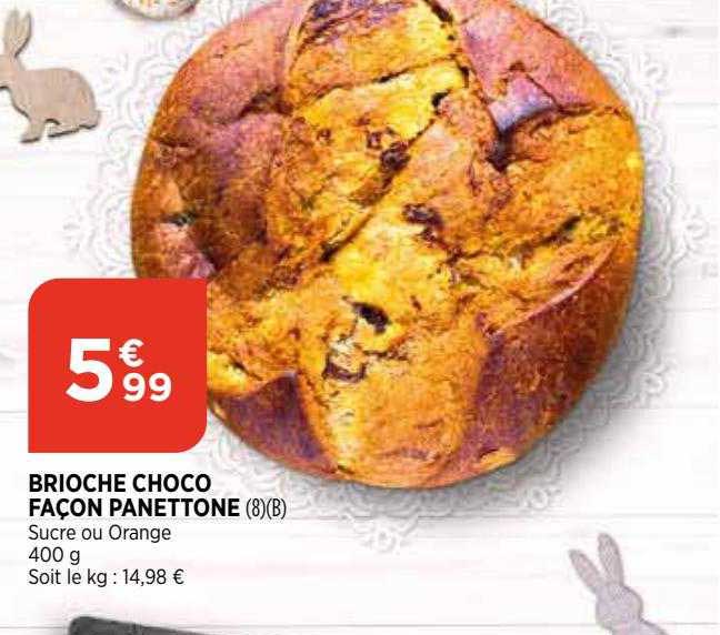 brioche choco façon panettone