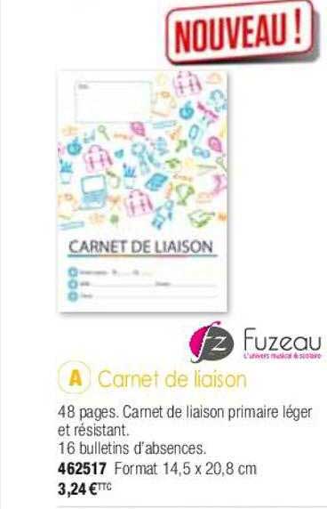 carnet de liaison fuzeau