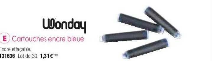 Cartouches Encre Bleue Wonday