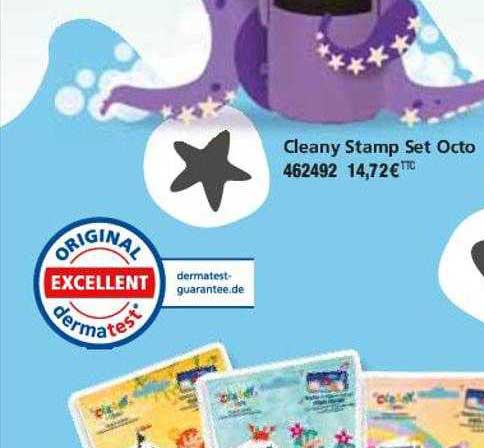 cleany stamp set octo