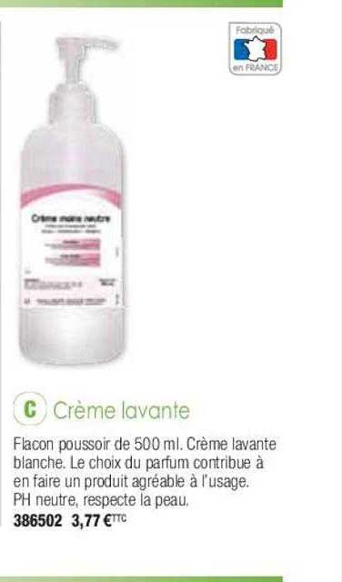 crème lavante