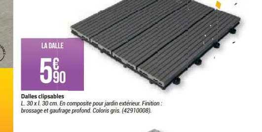 dalles clipsables