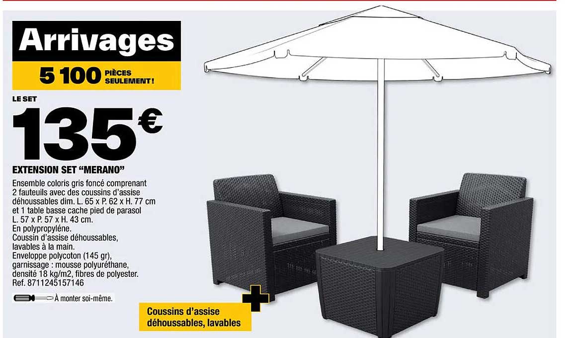 extension set "merano"