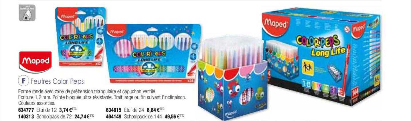 Feutres Color'peps Maped
