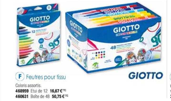 Feutres Pour Tissu Giotto