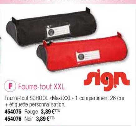 fourre-tout xxl sign