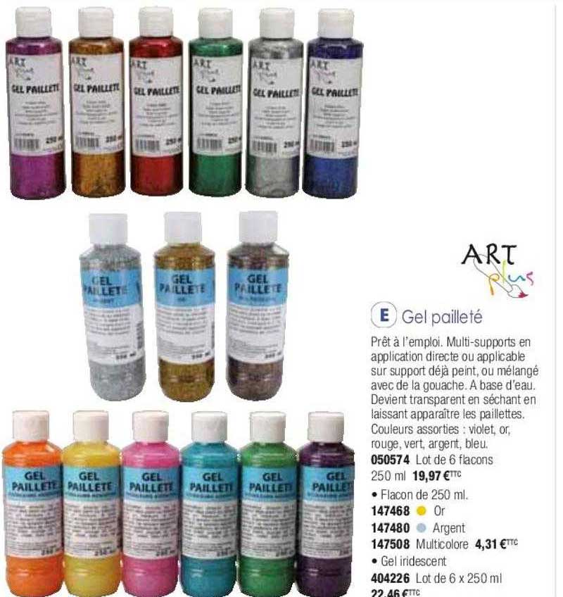 Gel Pailleté Art Plus