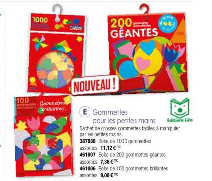 gommettes pour les petites mains