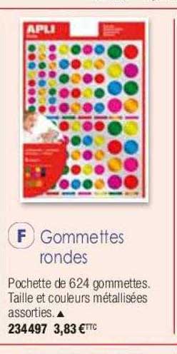 gommettes rondes