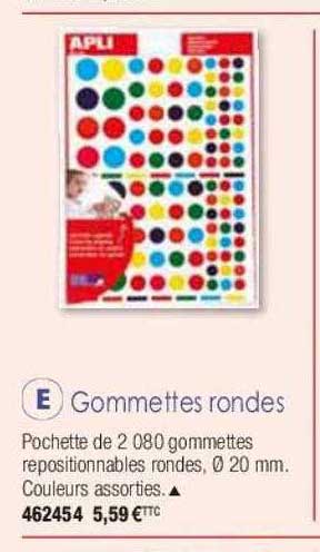 gommettes rondes