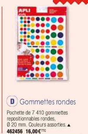gommettes rondes