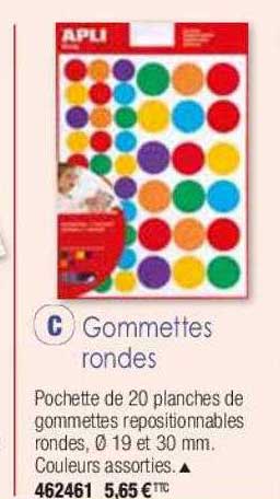 gommettes rondes