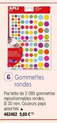 gommettes rondes