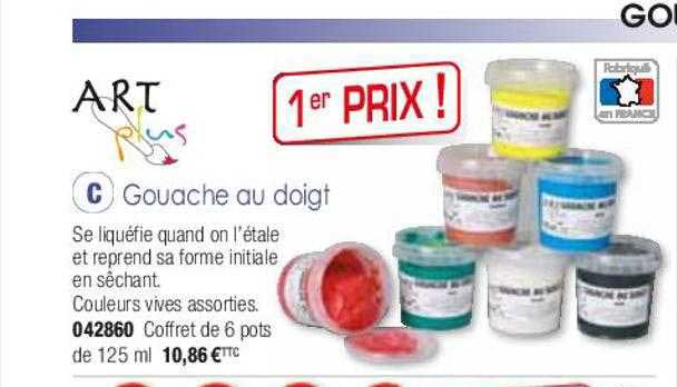 Gouache Au Doigt Art Plus