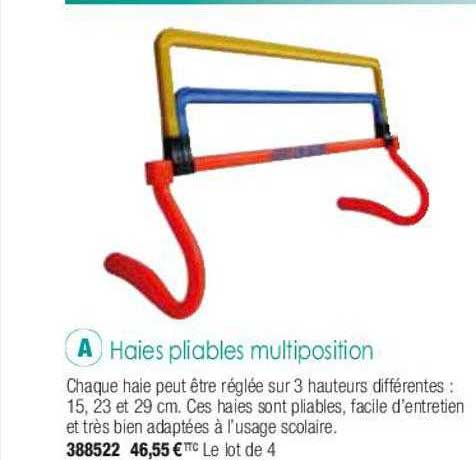 haies pliables multiposition