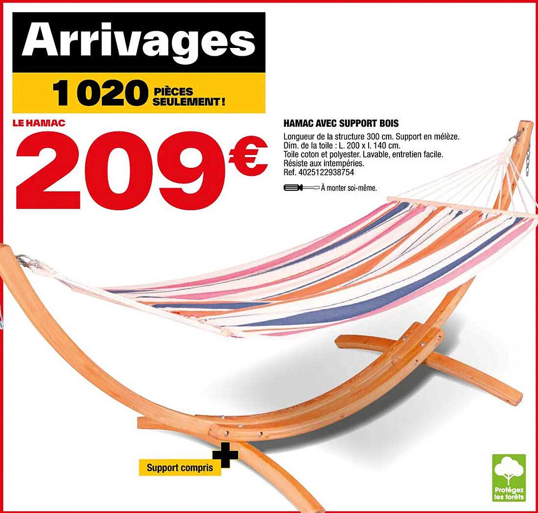 Hamac Avec Support Bois