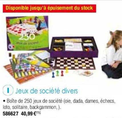 jeux de société divers