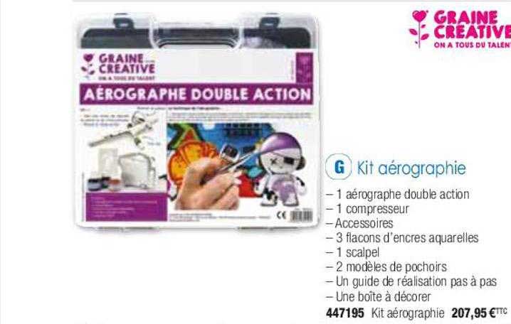 kit aérographie graine créative