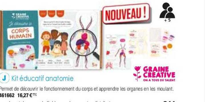 kit éducatif anatomie graine créative