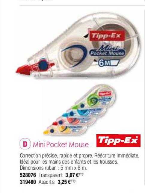 mini pocket mouse tipp-ex