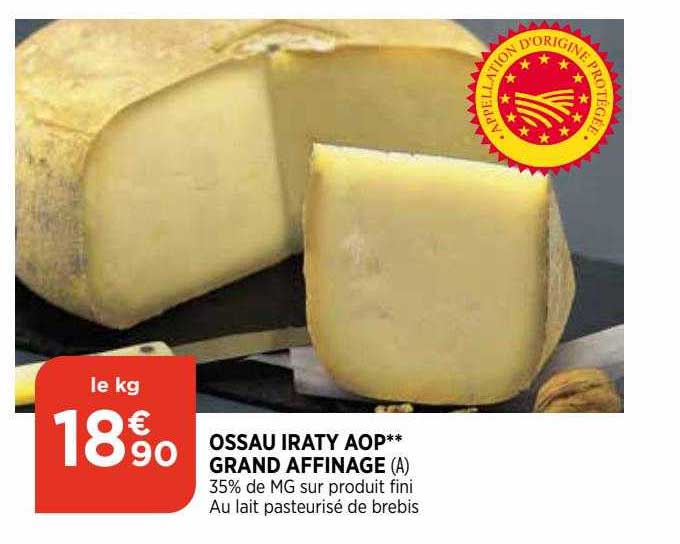 ossau iraty aop grand affinage