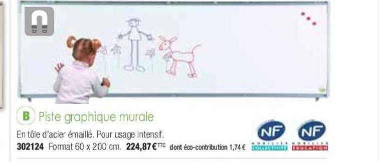 piste graphique murale