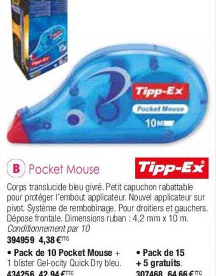pocket mouse tipp-ex