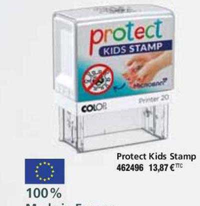 protect kids stamp