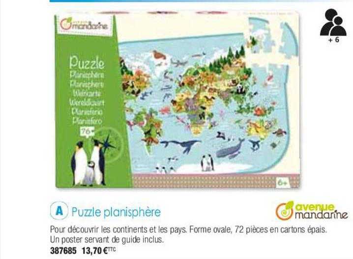 puzzle planisphère avenue mandarine