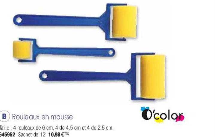 rouleaux en mousse o'color