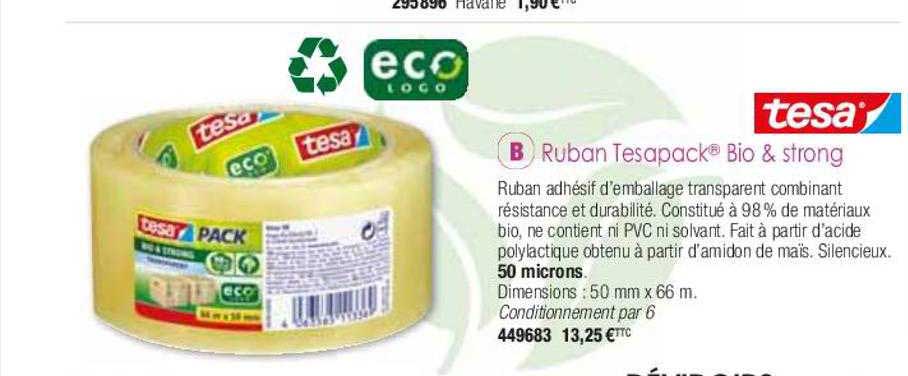 ruban tesapack bio & strong tesa