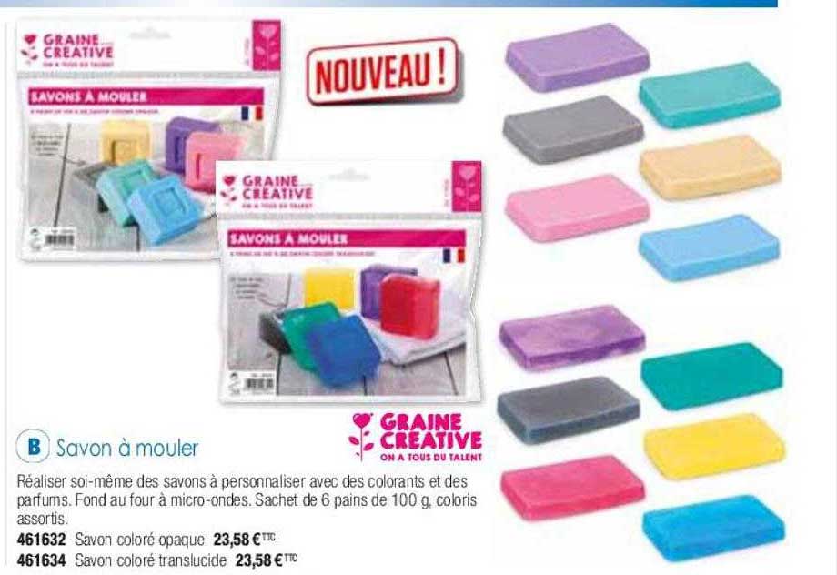 savon à mouler graine créative