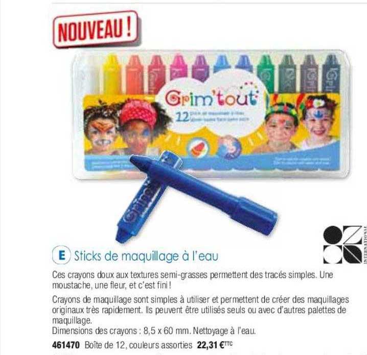 Sticks De Maquillage à L'eau