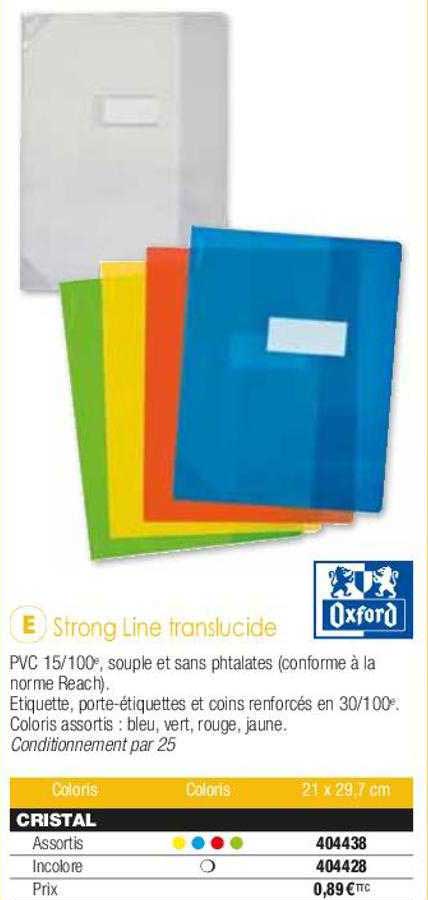 strong line translucide oxford