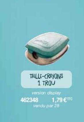 taille-crayons 1 trou
