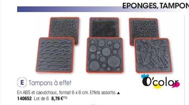 tampons à effet o'color