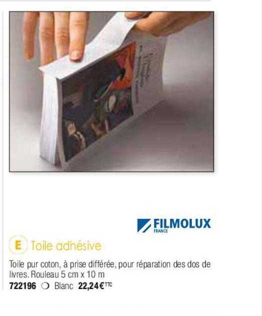 toile adhésive filmolux